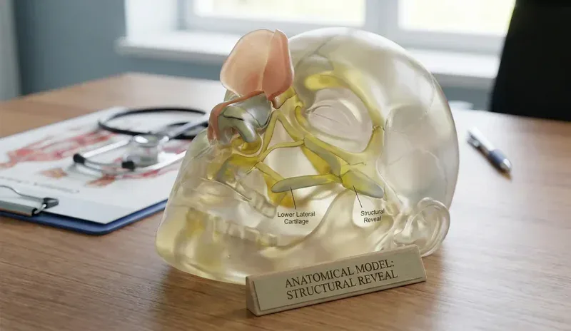 anatomical model nasal structure reveal
