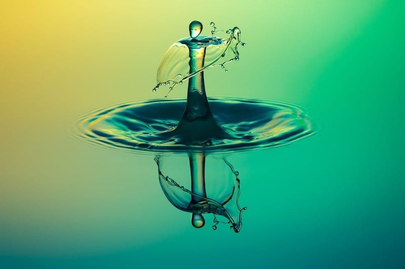 drinking water