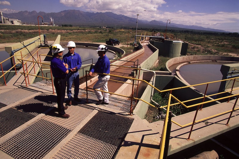 Industrial facilities, such as refineries, also have need for coagulants and flocculants for their on-site treatment processes.