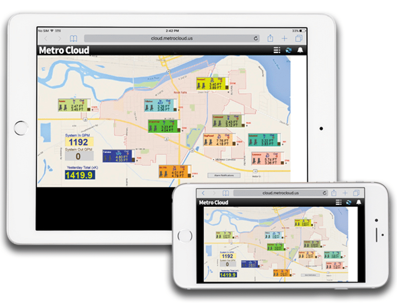 MetroCloud can be securely accessed from mobile devices and tablets in addition to onsite terminals.