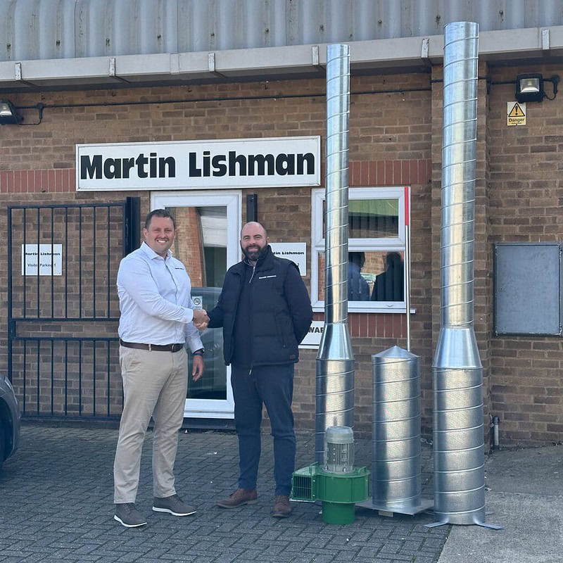 Managing Director of Martin Lishman Ltd, Joel Capper welcomes Northern Arean Sales Manager Jordan Lister to the team.