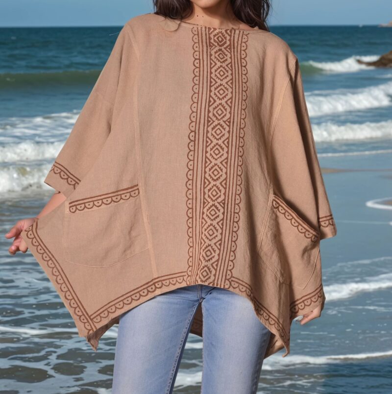 tunika-boho-mode-frauen-erdfarben
