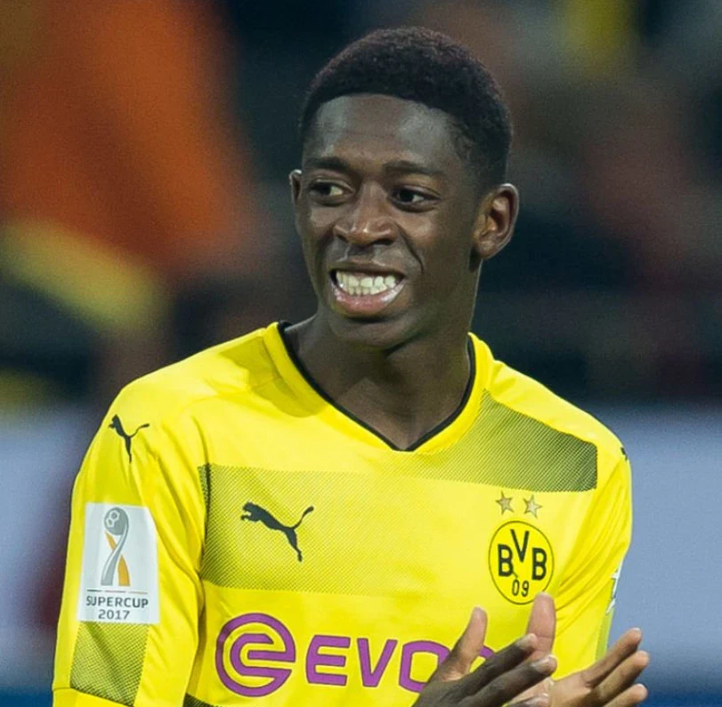 dinții lui Ousmane Demb&eacute;l&eacute; &icirc;n 2017