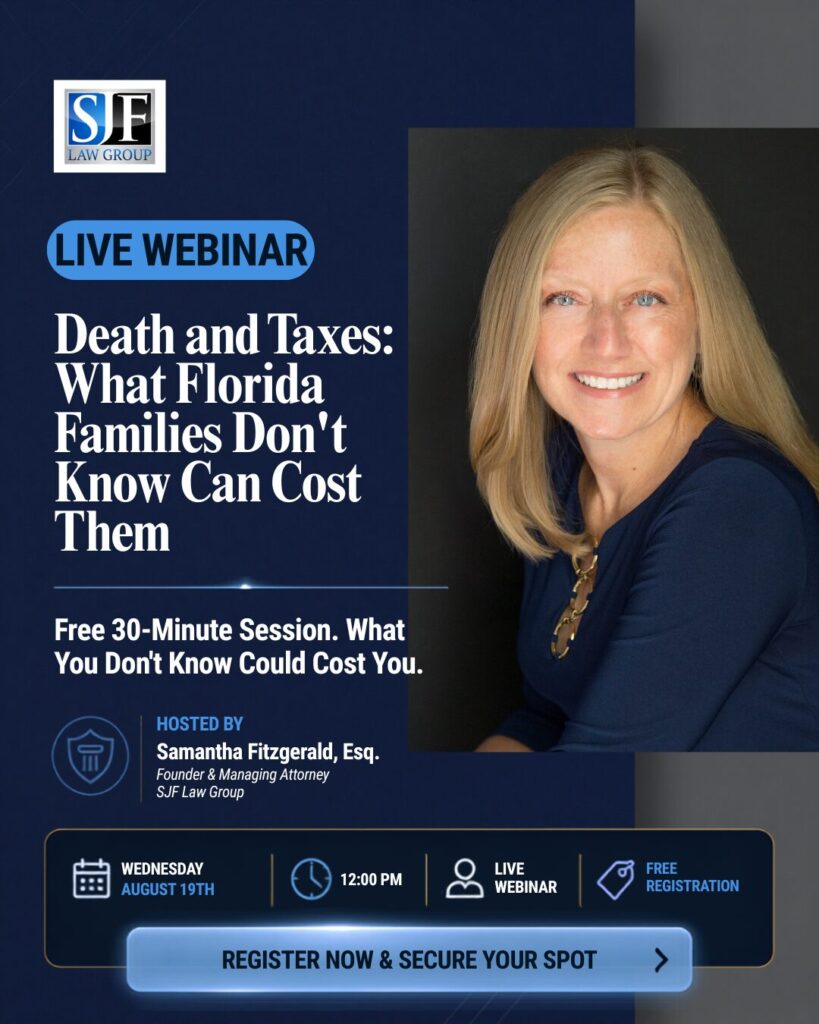 A webinar promoting the August Legal Lunchbox Webinar on Tax Issues in Estates