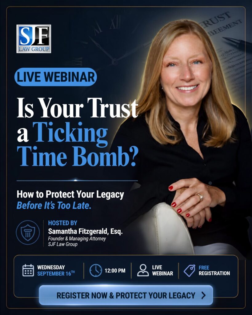 A webinar promoting the September Legal Lunchbox Webinar on Trusts