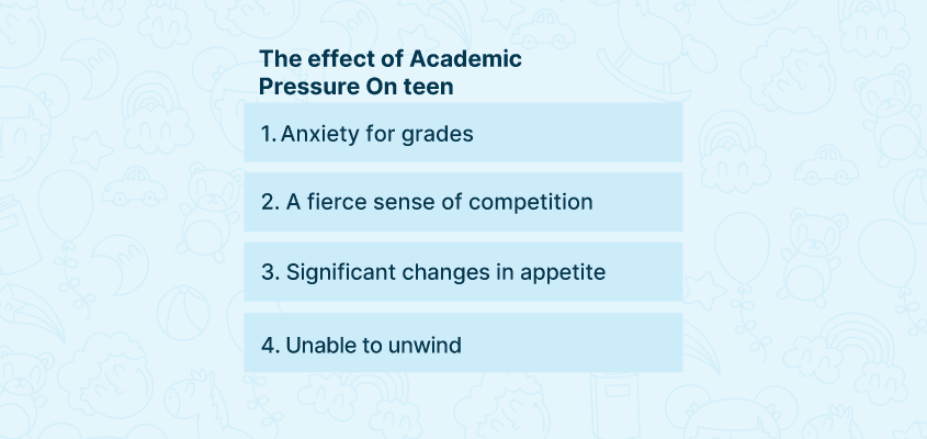 the effect of academic pressure on teens