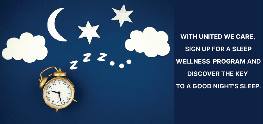 स्लीप वेलनेस प्रोग्राम के लिए साइन अप करें: यूनाइटेड वी केयर के साथ अच्छी रात की नींद की कुंजी खोजें