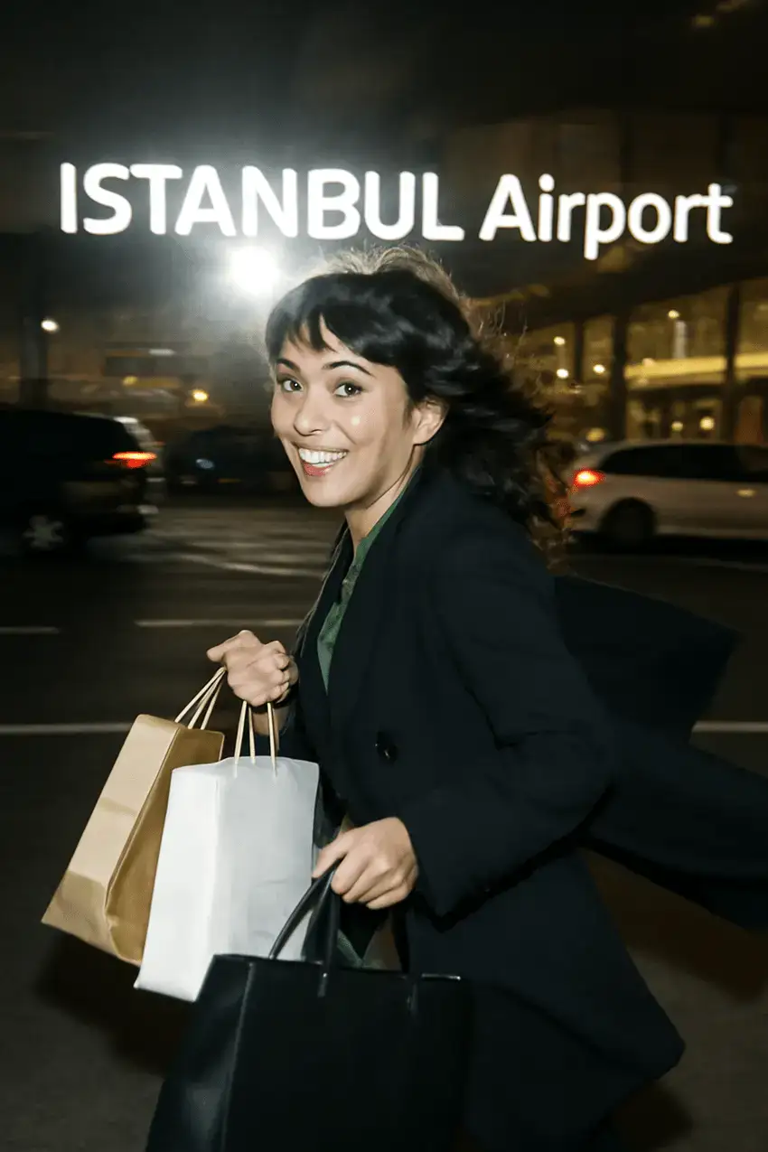 sierra ferrel in istanbul airport
