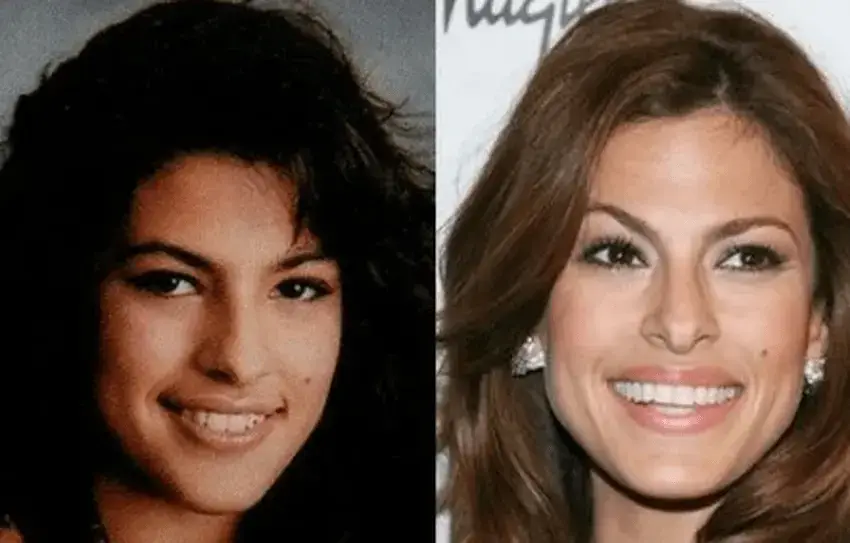 trasformazione dei denti di eva mendes