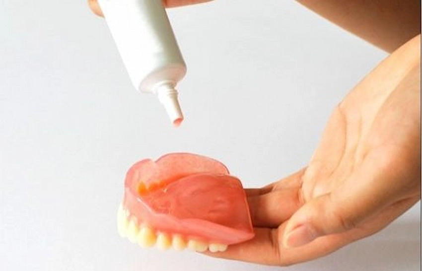can you use denture adhesive on a soft liner a clinical guide