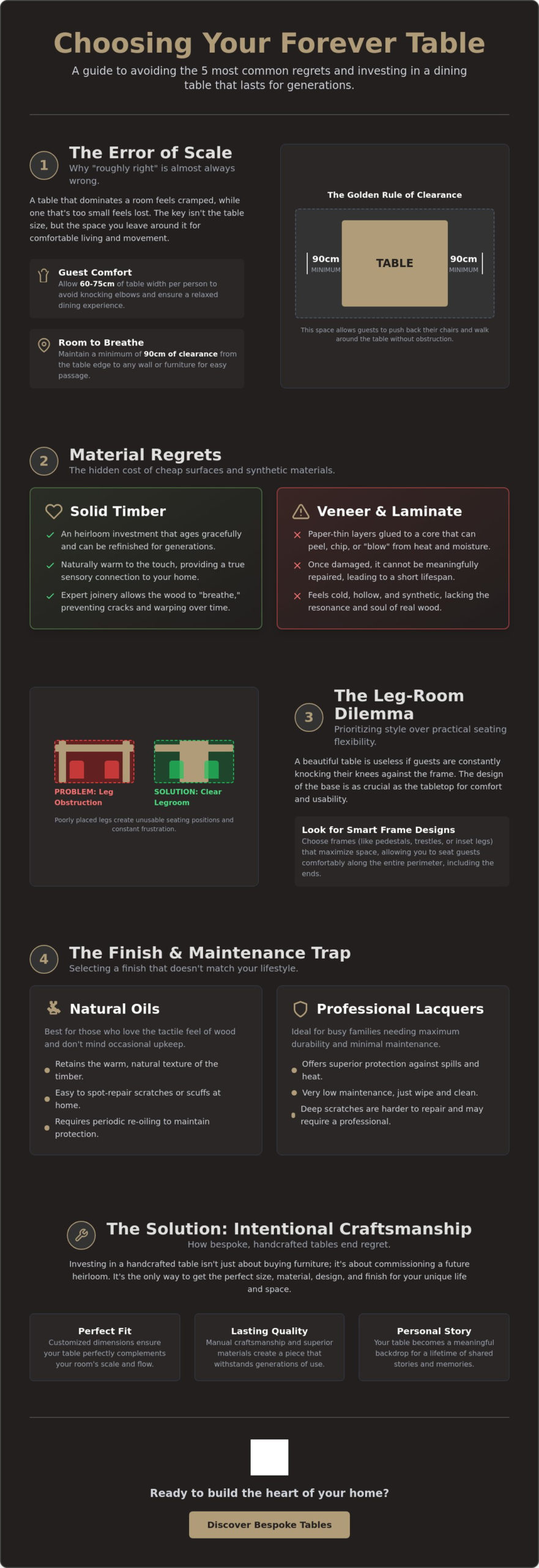 Common Regrets When Buying a Dining Table: How to Choose for a Lifetime