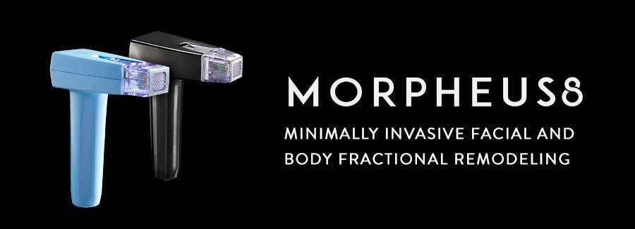 Two handheld morpheus8 devices for non-surgical facial and body remodeling, available in Idaho.