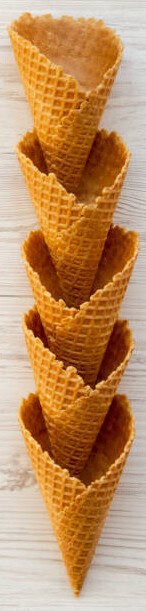 The Ice Cream And Sugar Debate image 11 line of ice cream waffle cones frosted fusions