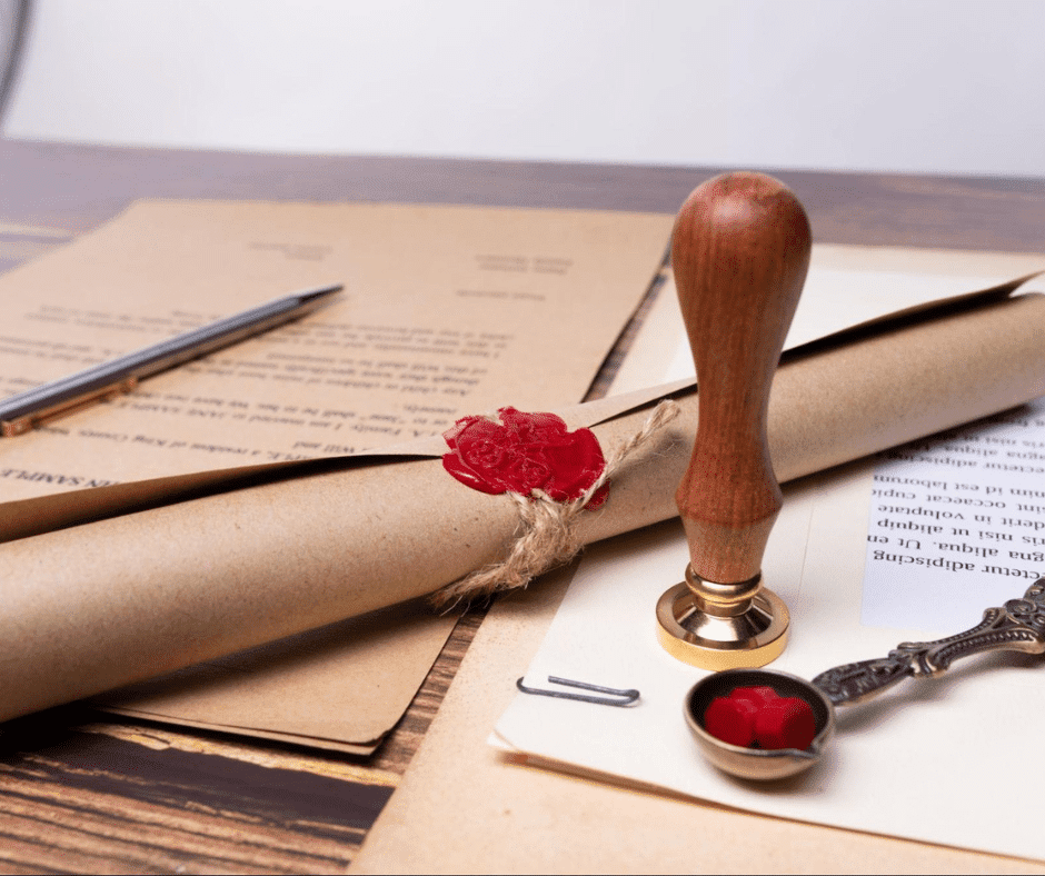 florida legal documents on a table