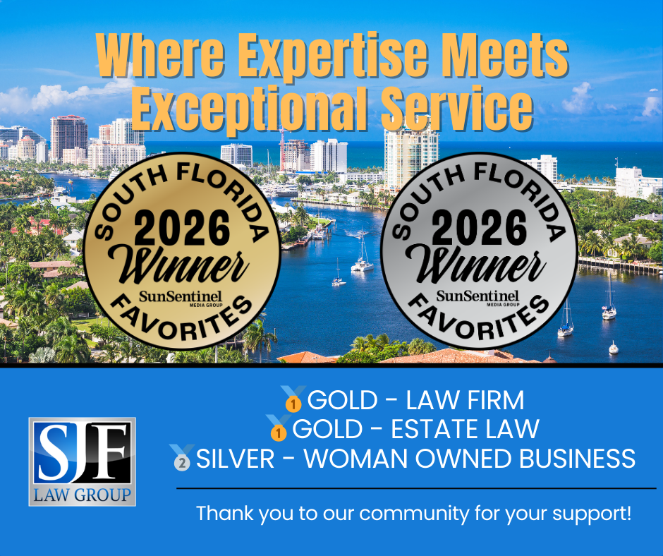 SJF Law Group Wins 2026 South Florida Favorites Awards