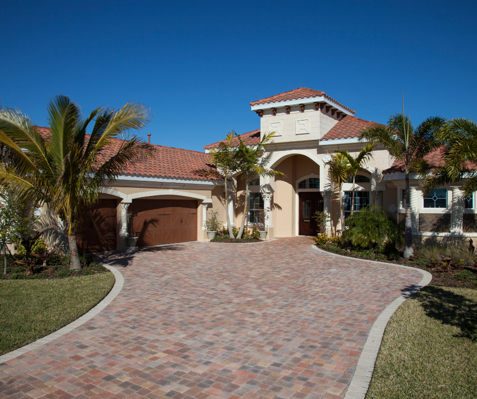 front view of a one story house
