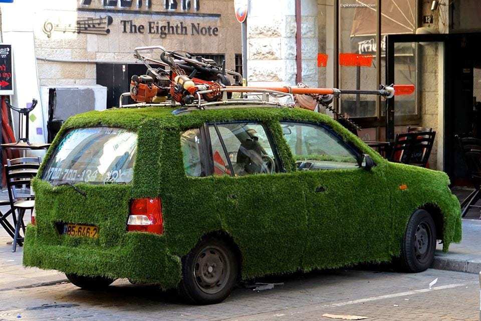 Grünes Auto