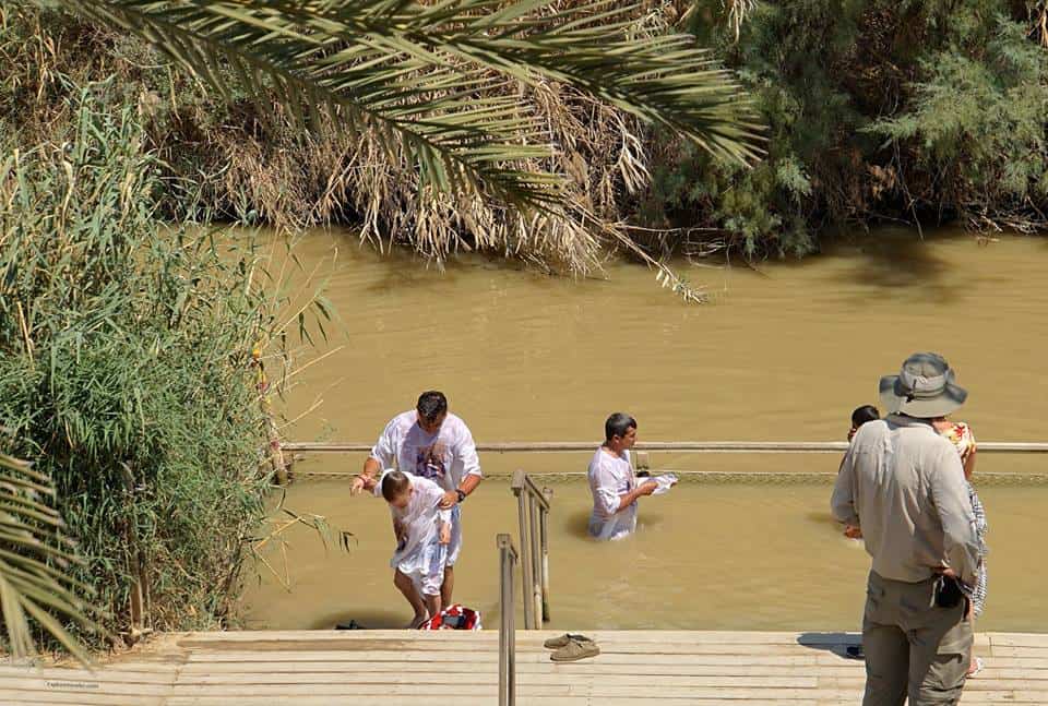 Baptismal Site Of Jesus On The Jordan River