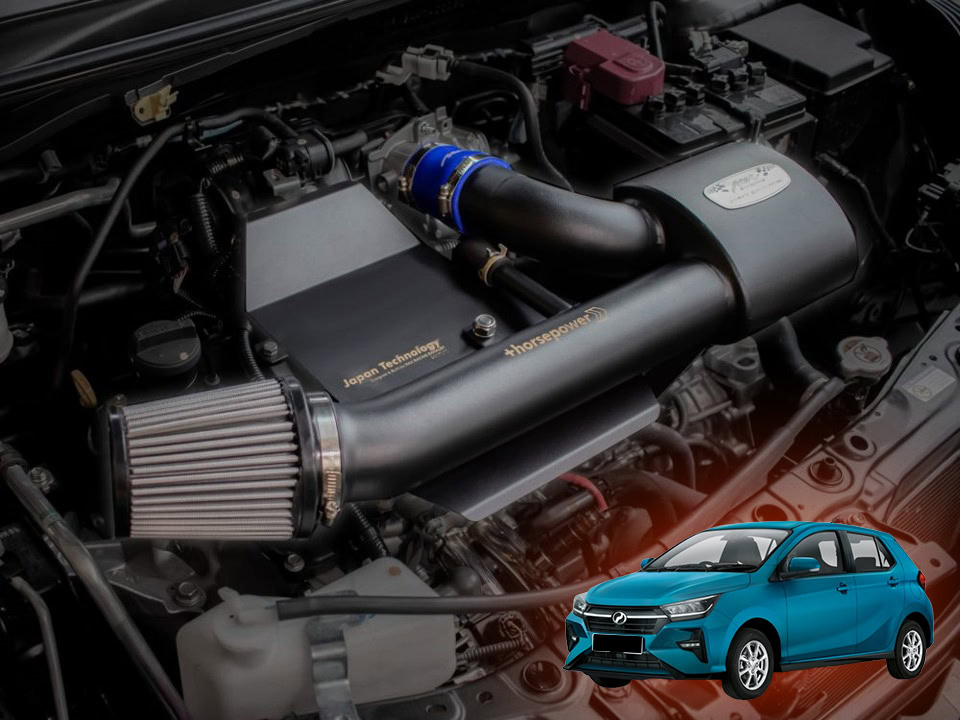 New Perodua Axia A300 D74A / Toyota Wigo Single Valve Exhaust Package