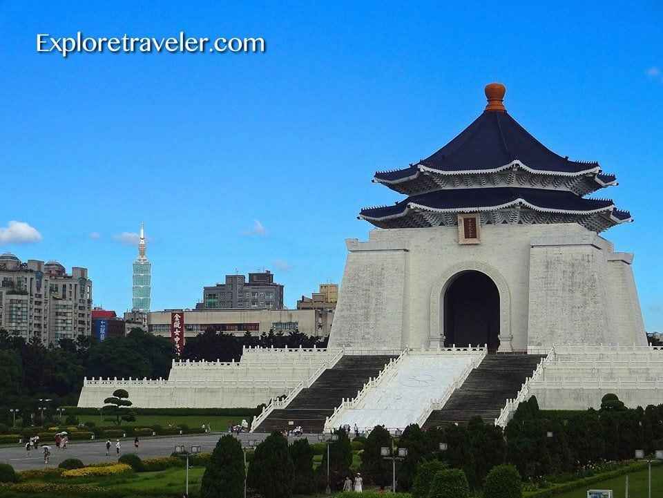 Dewan Memorial Chiang Kai-shek Di Taipei Taiwan