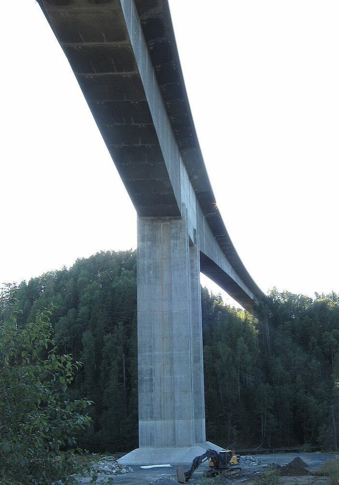 Randselva bridge final construction