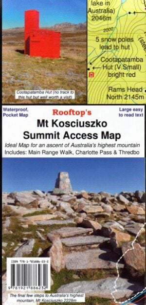 Mount Kosciuszko Summit Access Rooftop Map
