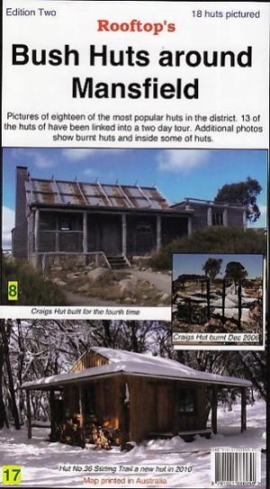 Rooftop Map Bush Huts around Mansfield