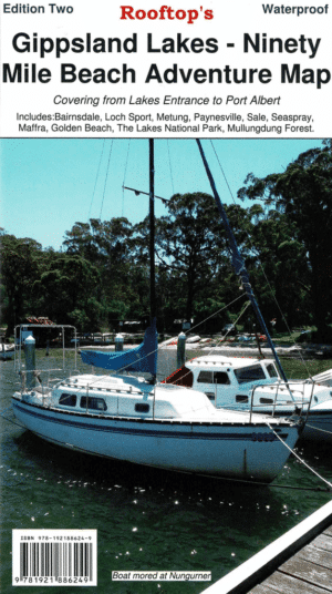 Rooftop Map Gippsland Lakes Ninety Mile Beach Adventure