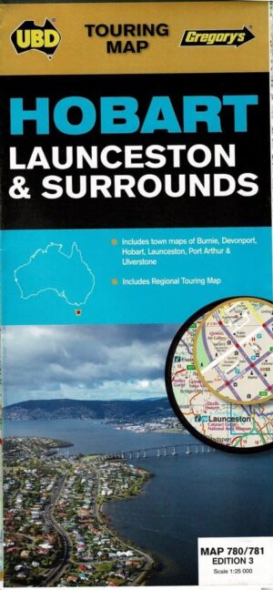 Hobart, Launceston & Surrounds  Map  #780/#781