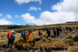 5 Days Mount Kenya climb Sirimon Chogoria route