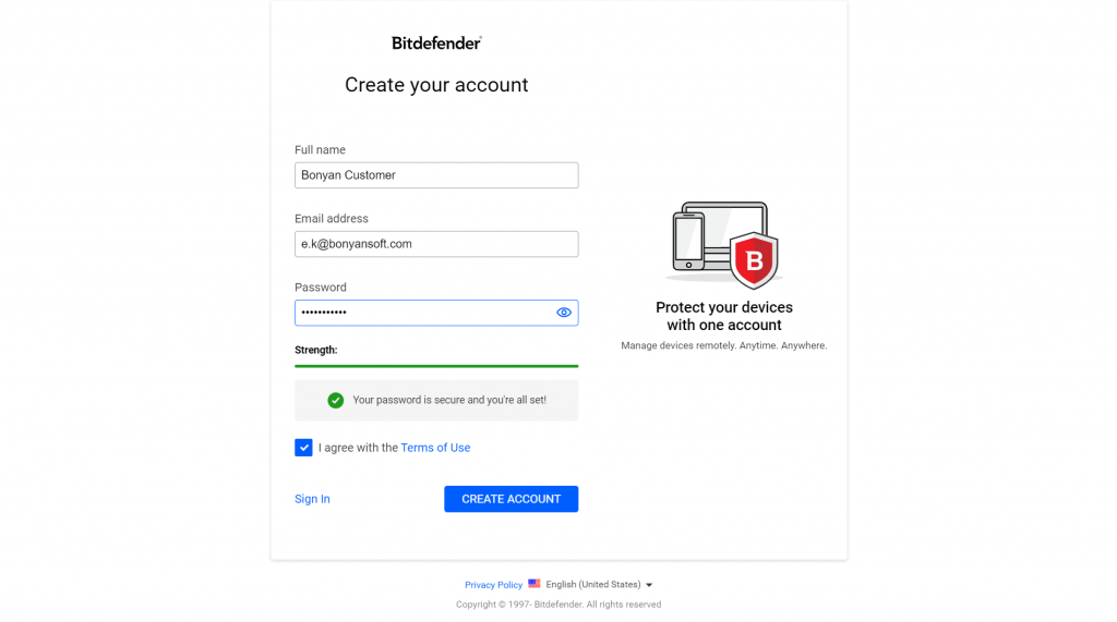 signup login.bitdefender.com .