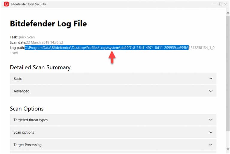 مکان Log