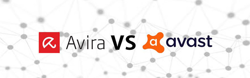 تصویر مقایسه Avira و Avast