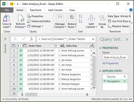 ویرایشگر Query 
