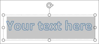 اضافه شدن WordArt 