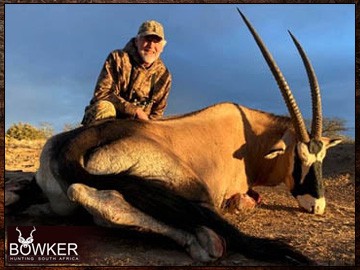 African Hunting Safari - How Much does a Hunt in Africa Cost? 14 African plains game list -Gemsbok.