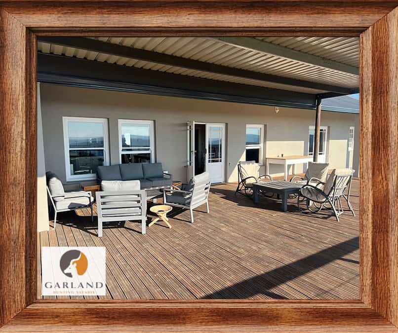 Deck at lodge