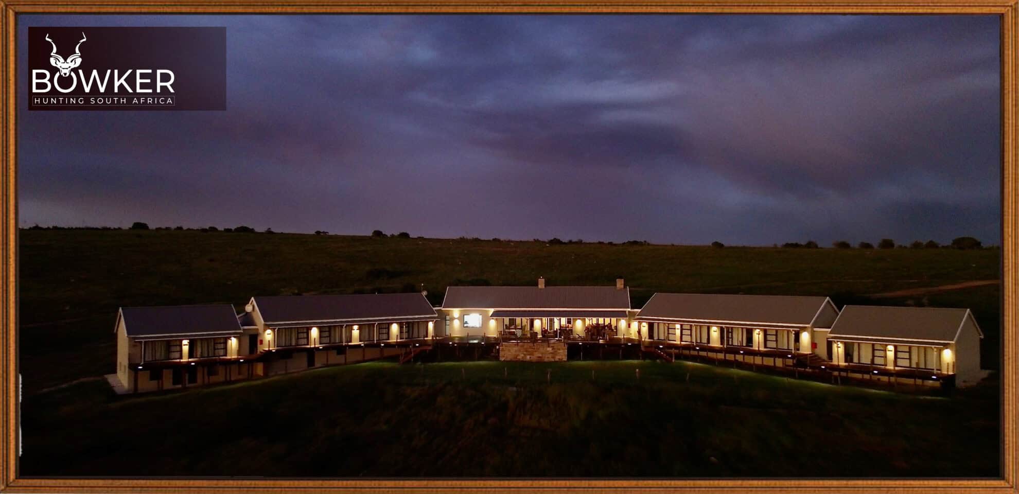 Hopewell Lodge at night