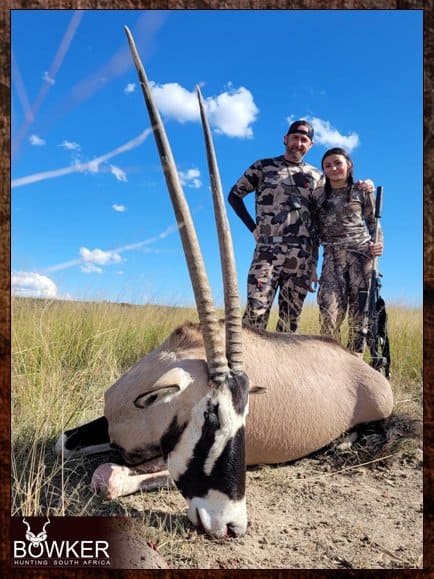 African Hunting Safari - How Much does a Hunt in Africa Cost? 6 Hunting in Africa with Nick Bowker. Gemsbok.