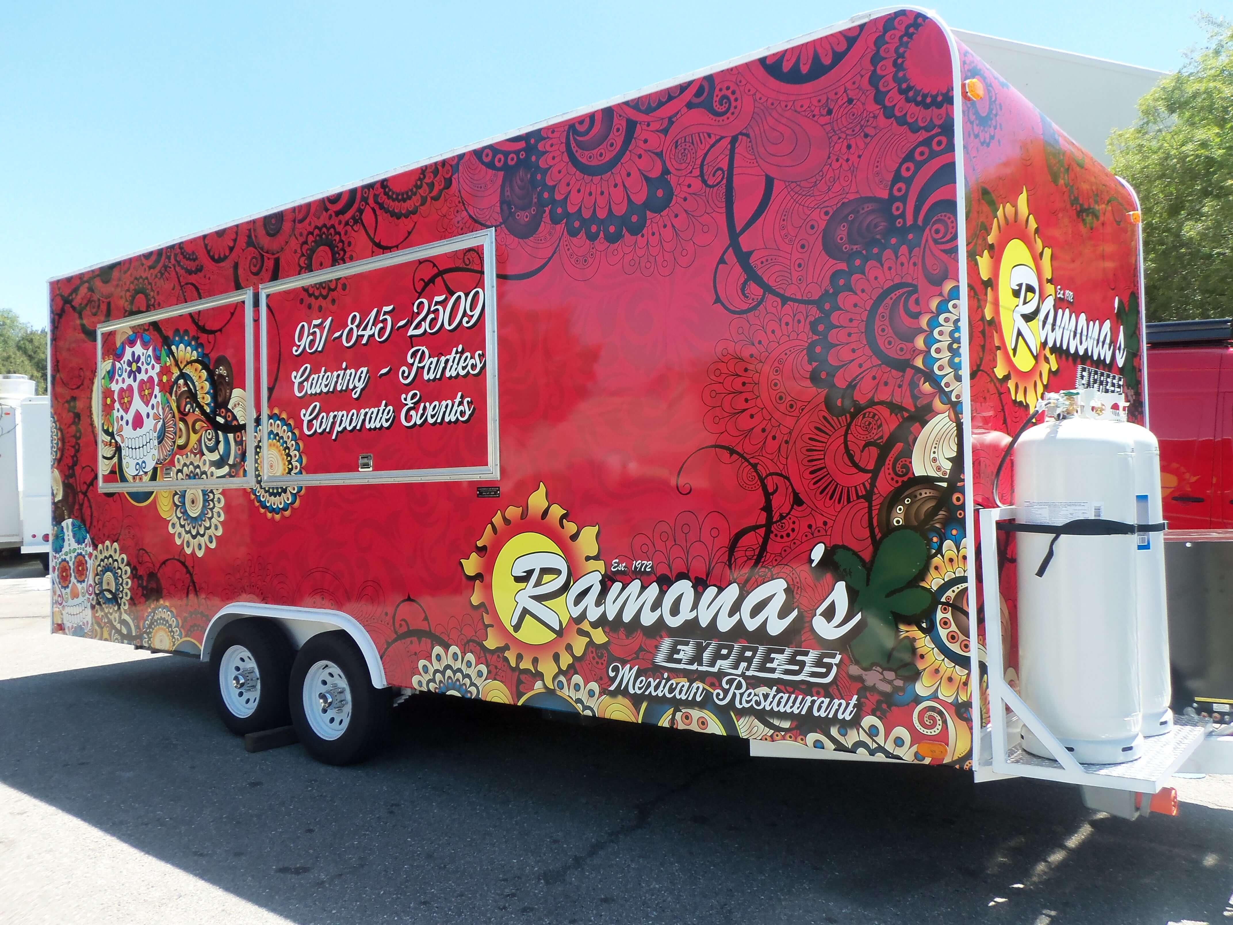 Food Trailer Wrap
