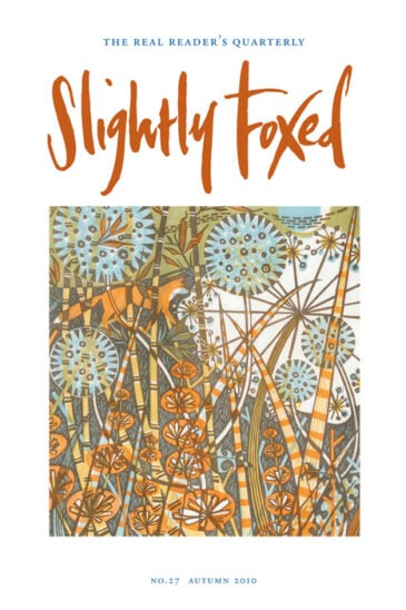Midnight Garden, linocut, Angie Lewin - Slightly Foxed Issue 27