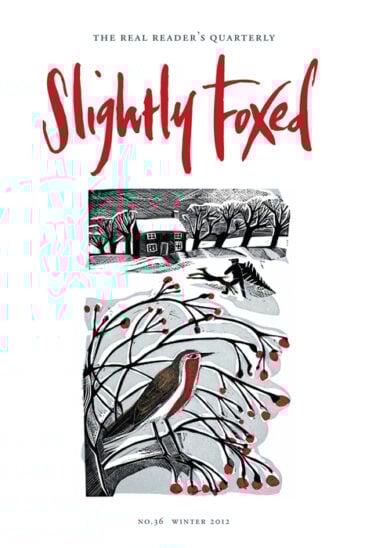Slightly Foxed Issue 36, Angela Harding