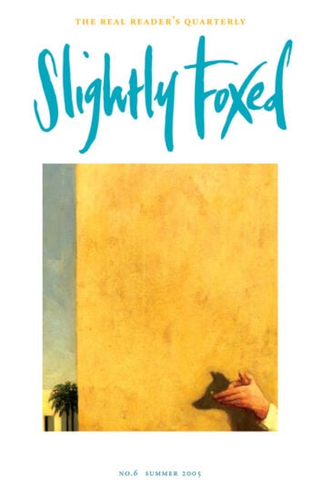 Cover artwork, Ben McLaughlin - Slightly Foxed Issue 6