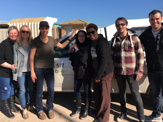 Ateam 1 | GREEN HOME GREEN HOME team members in front of waste disposal vehicle