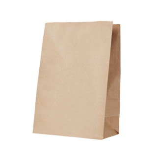 11 Large Shopper Kraft Gusseted Bag