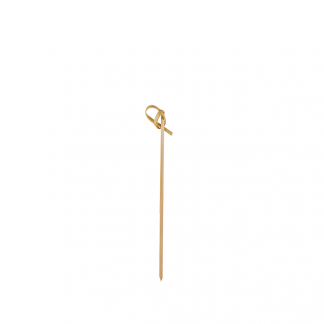 12cm Bamboo Ribbon Skewer