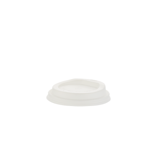 250ml Compostable White Hot Cup Lid