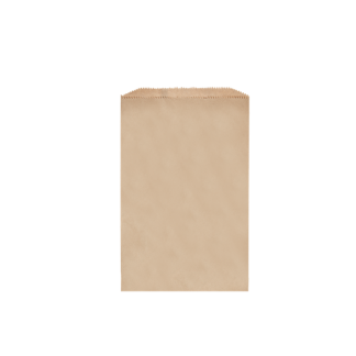 3 No 6 Kraft Flat Bag