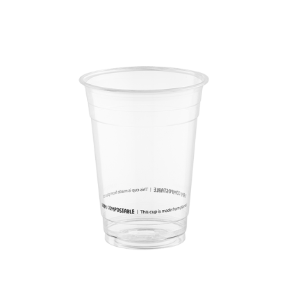 500ml Clear Compostable PLA Cup