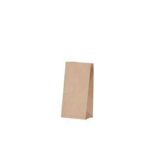 5 SO 2 Kraft Gusseted Bag